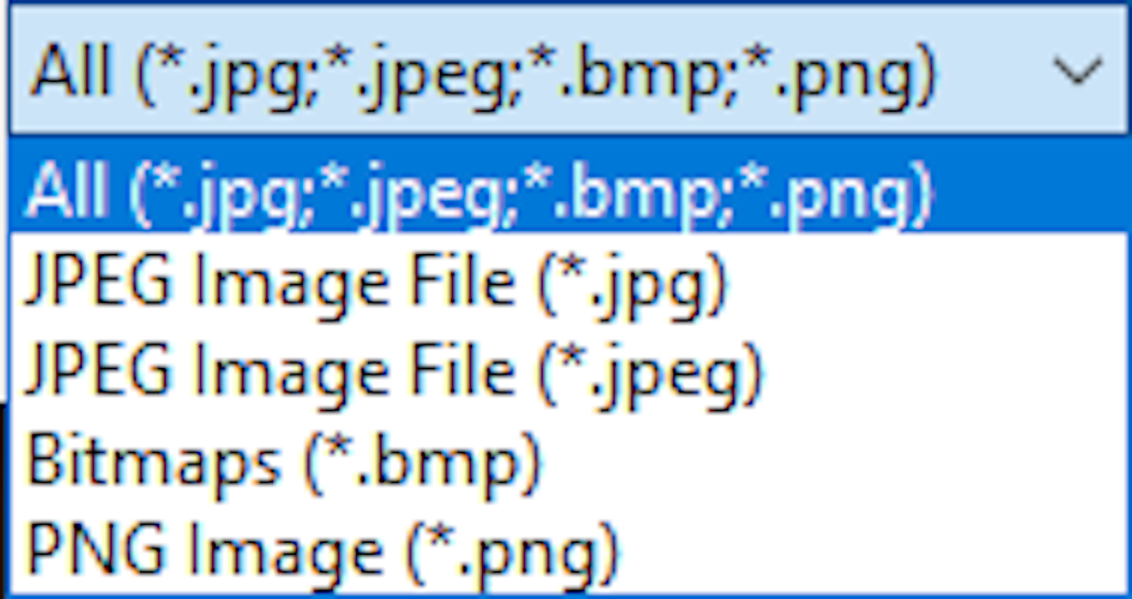 Supported formats