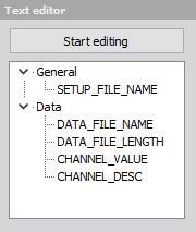 Text editor Text editor