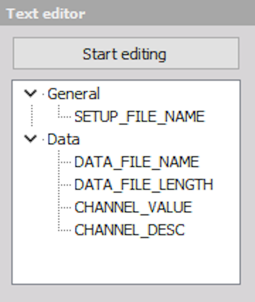 Text editor