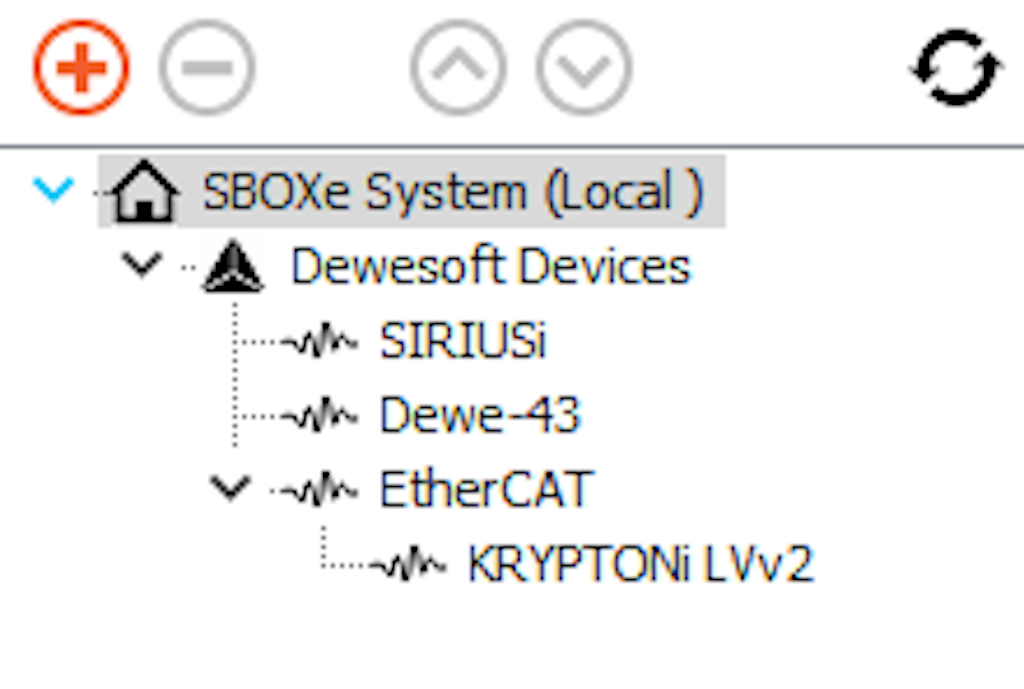 Dewesoft settings add device