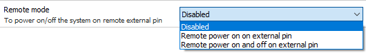 Sbox remote mode settings Sbox remote mode settings