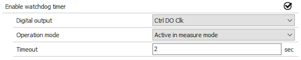 Dewesoft watchdog timer