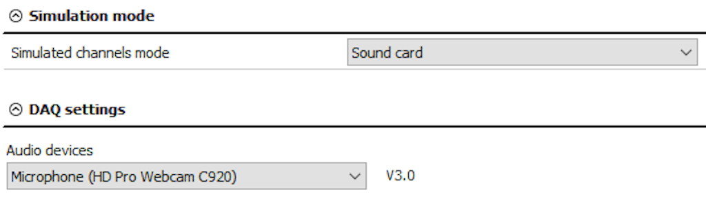 Sound card example