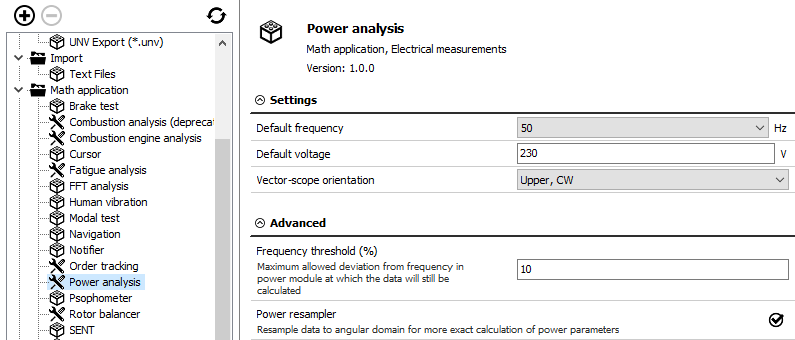 Extensions specific settings Extensions specific settings