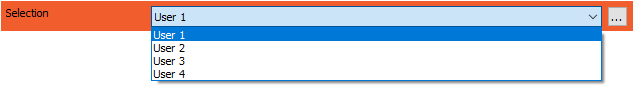 Selection list dropdown Selection list dropdown