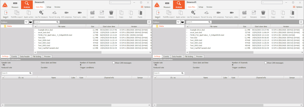 Dewesoft running two instances Dewesoft running two instances