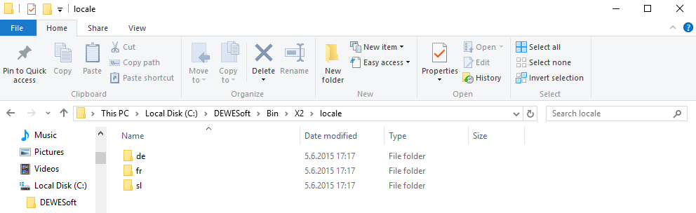 Language files Language files