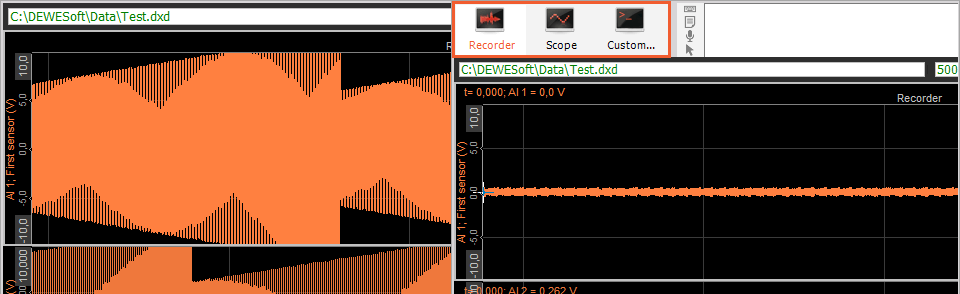 Show the main toolbar Show the main toolbar