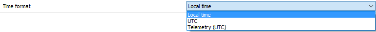 Time format options Time format options