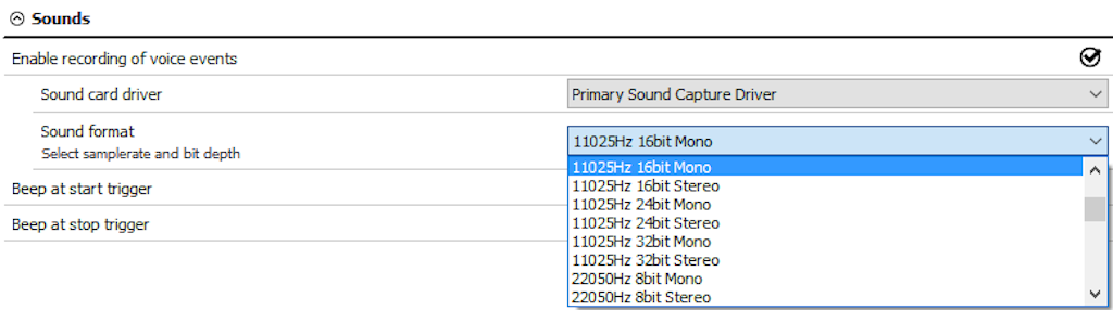 Sound format