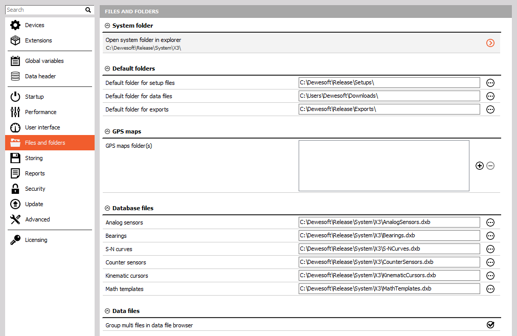 Files and folders overview Files and folders overview