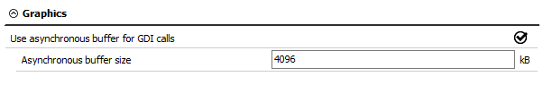 Graphics device interface Graphics device interface