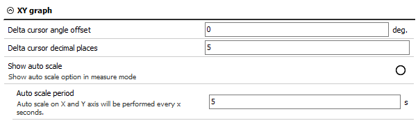 XY graph settings XY graph settings