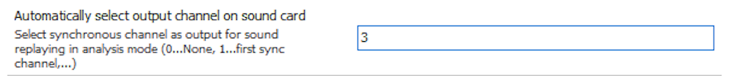 Automatically select the output channel on the sound card
