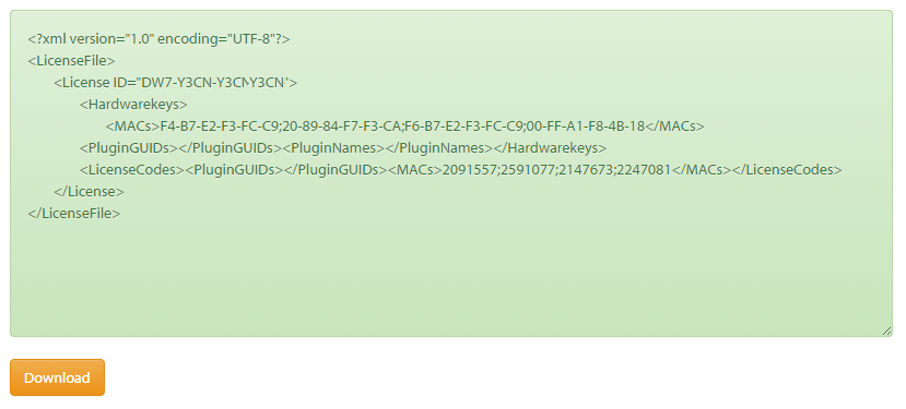 Save and overwrite the new .lic file over the old .lic file Save and overwrite the new .lic file over the old .lic file