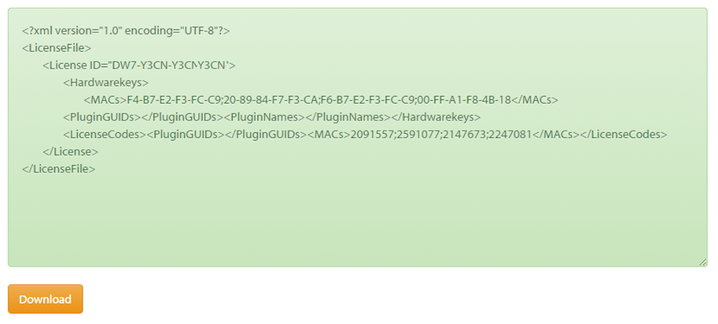 Save and overwrite the new .lic file over the old .lic file