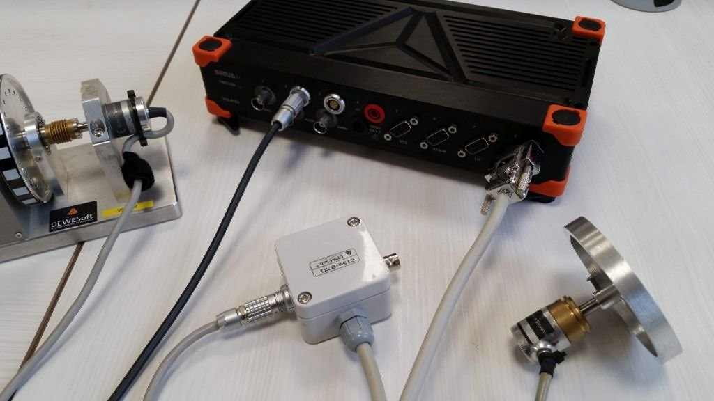 Encoder coupled with the SIRIUS device Encoder coupled with the SIRIUS device