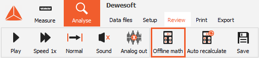 Open offline math in analyse mode Open offline math in analyse mode