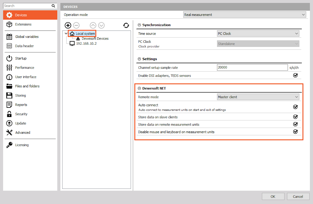 Set one system as a Master client, which will control the other systems