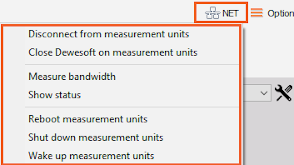 NET options