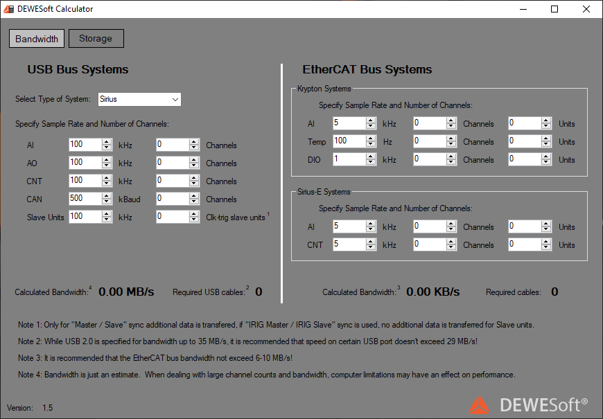 Dewesoft calculator Dewesoft calculator