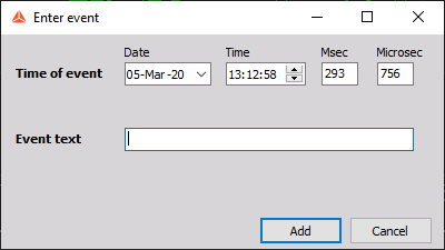 Enter event text Enter event text