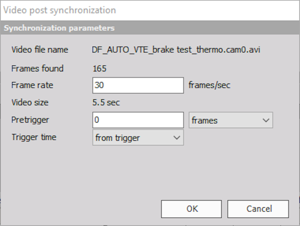 Video post synchronization