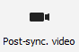 Post-sync video icon Post-sync video icon