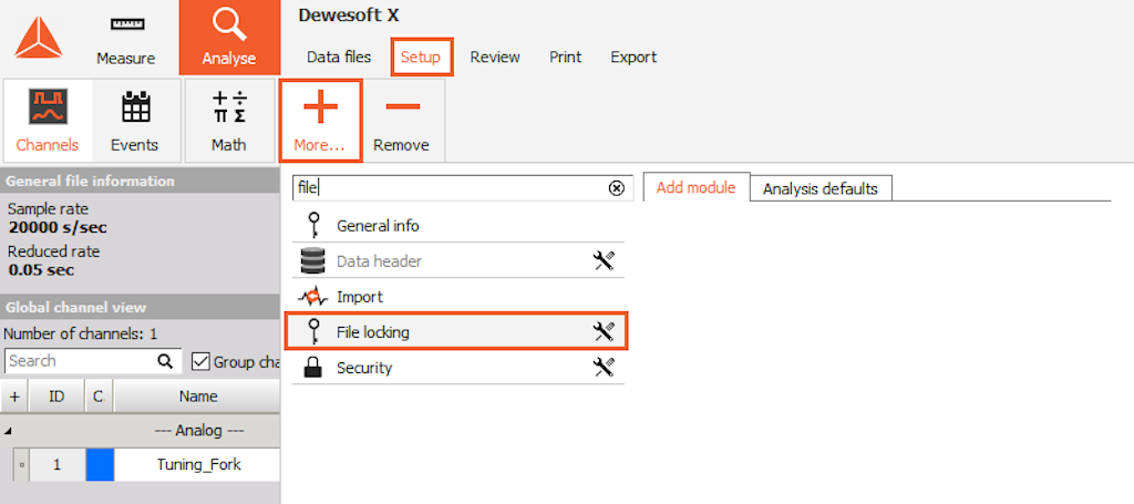 Add File locking