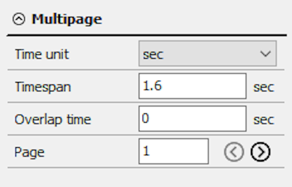 Multipage printout settings