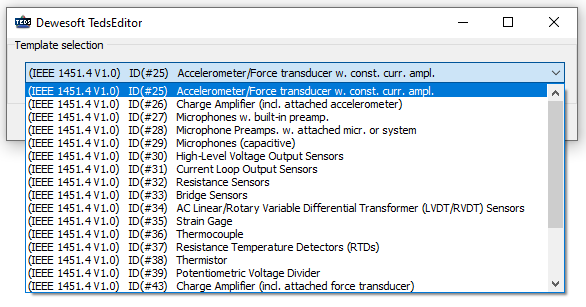 Adding standard templates Adding standard templates