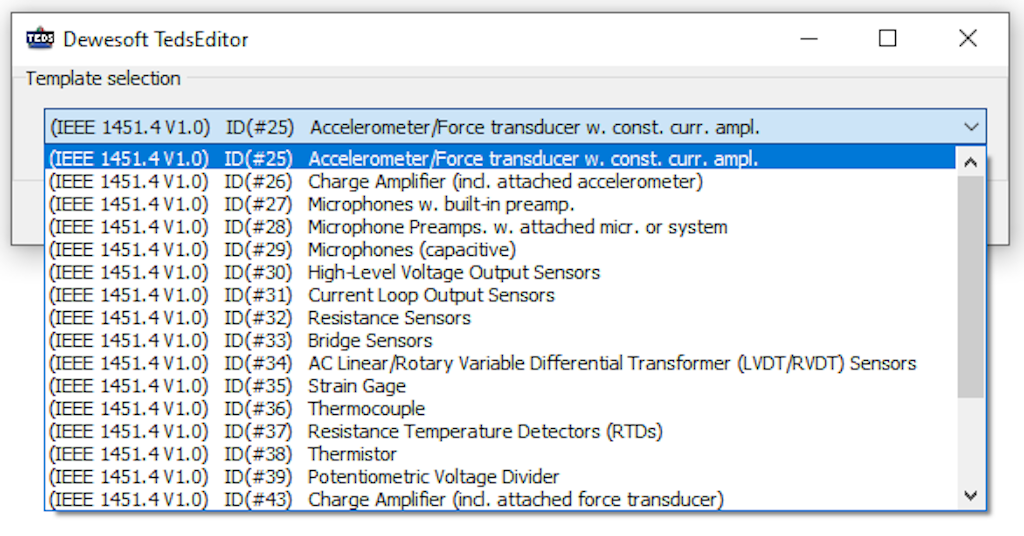 Adding standard templates