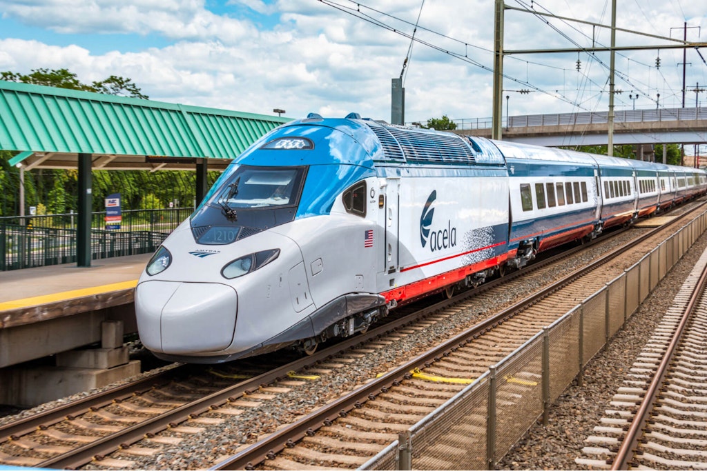 AMTRAK Acela train