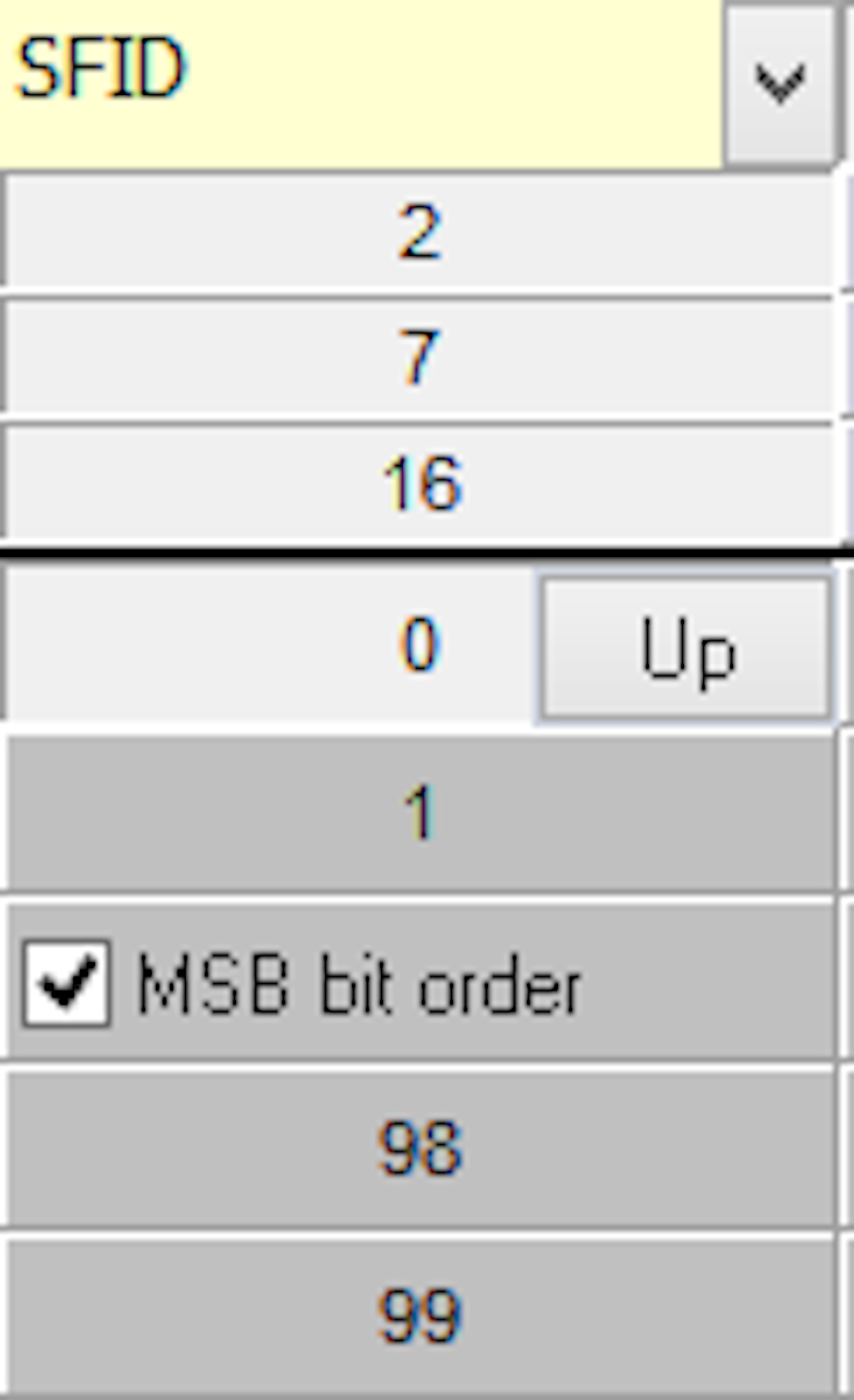 Setup the SFID