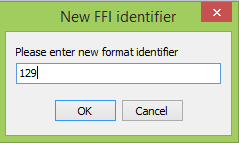 Enter the integer value of the FFI Enter the integer value of the FFI