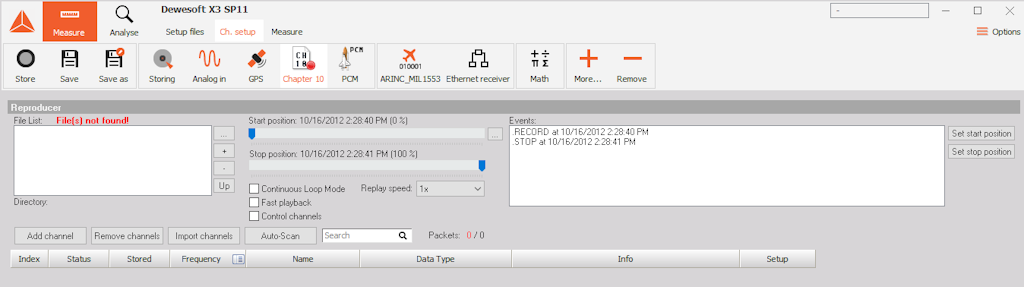 Go to Channel setup and click on Chapter 10 tab Go to Channel setup and click on Chapter 10 tab