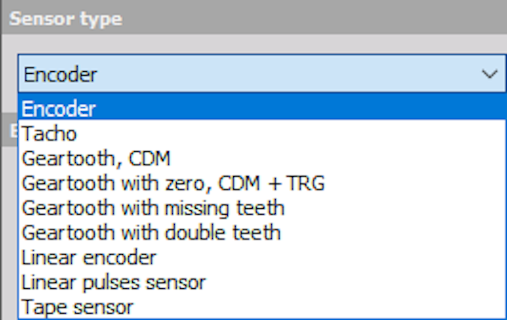 Counter sensor types
