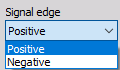 Signal edge Signal edge