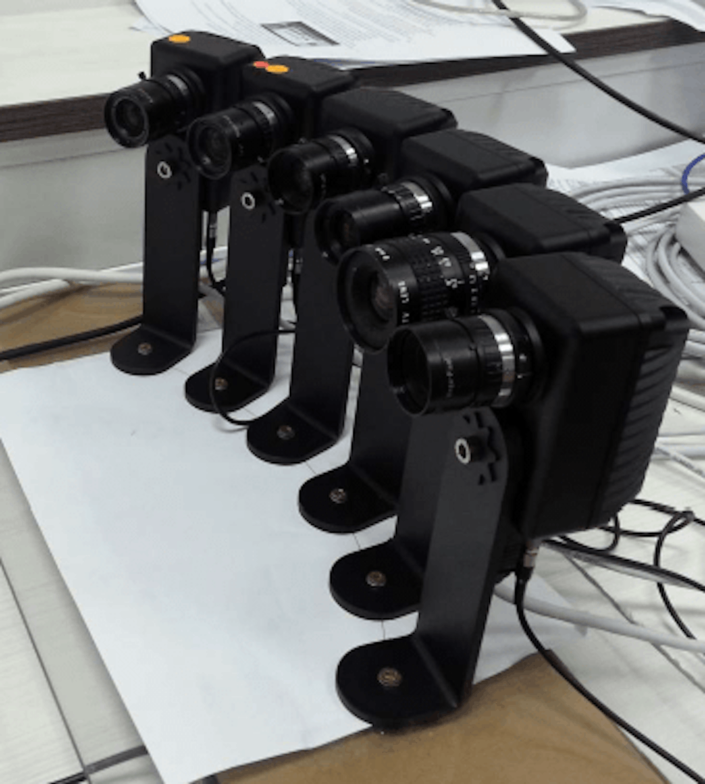 Setting up the cameras