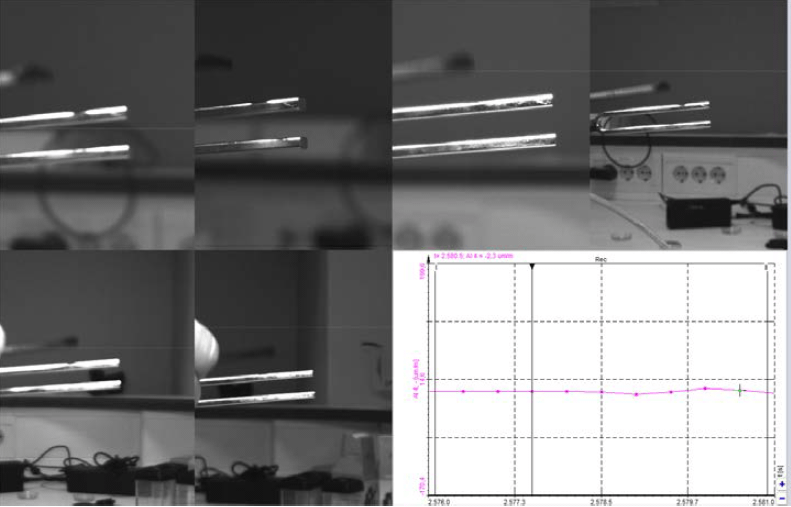 1st frame acquired with 6 cameras of 600 fps 1st frame acquired with 6 cameras of 600 fps