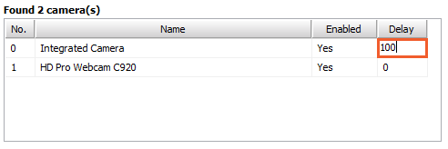 Specify the delay Specify the delay