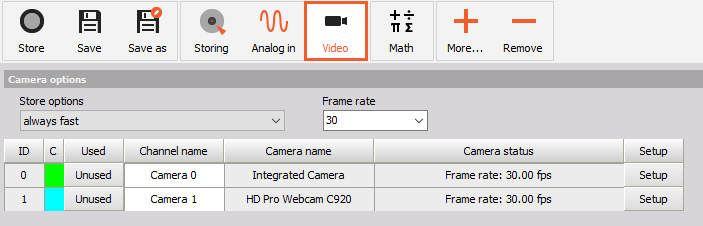 Video tab Video tab