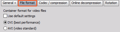 Choose the right file format Choose the right file format