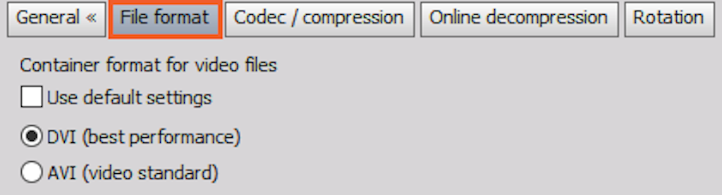 Choose the right file format