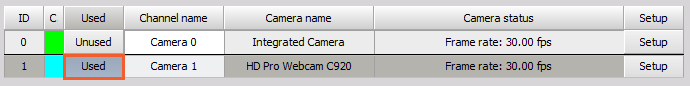 Enable camera with switching to Used mode Enable camera with switching to Used mode