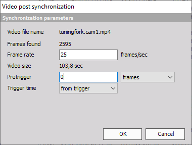 Video post synchronization Video post synchronization