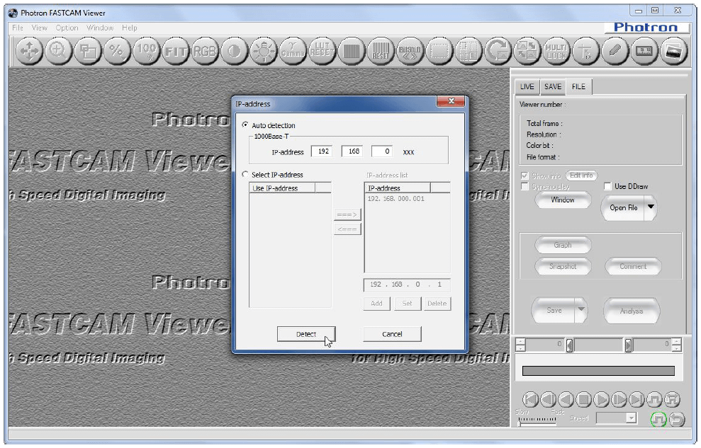 Photron Fastcam Viewer Photron Fastcam Viewer