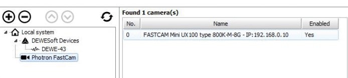 Camera successfully found Camera successfully found