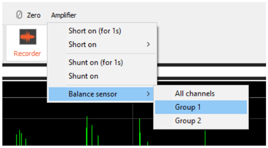 Group operations in Measure mode