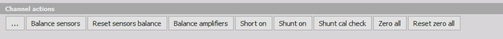 Channel actions